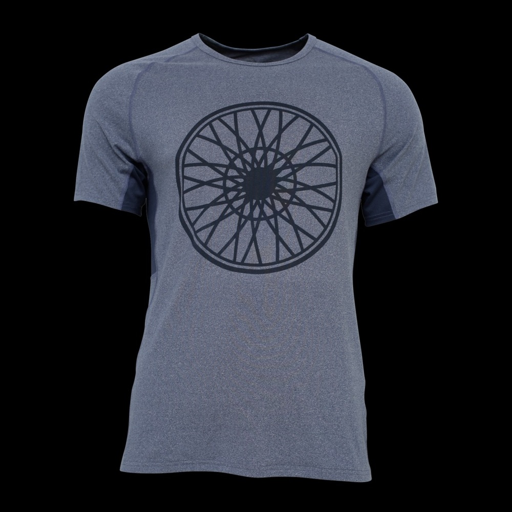 SoulCycle wheel melange short sleeve tee